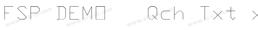 FSP DEMO   Qch Txt x字体转换
